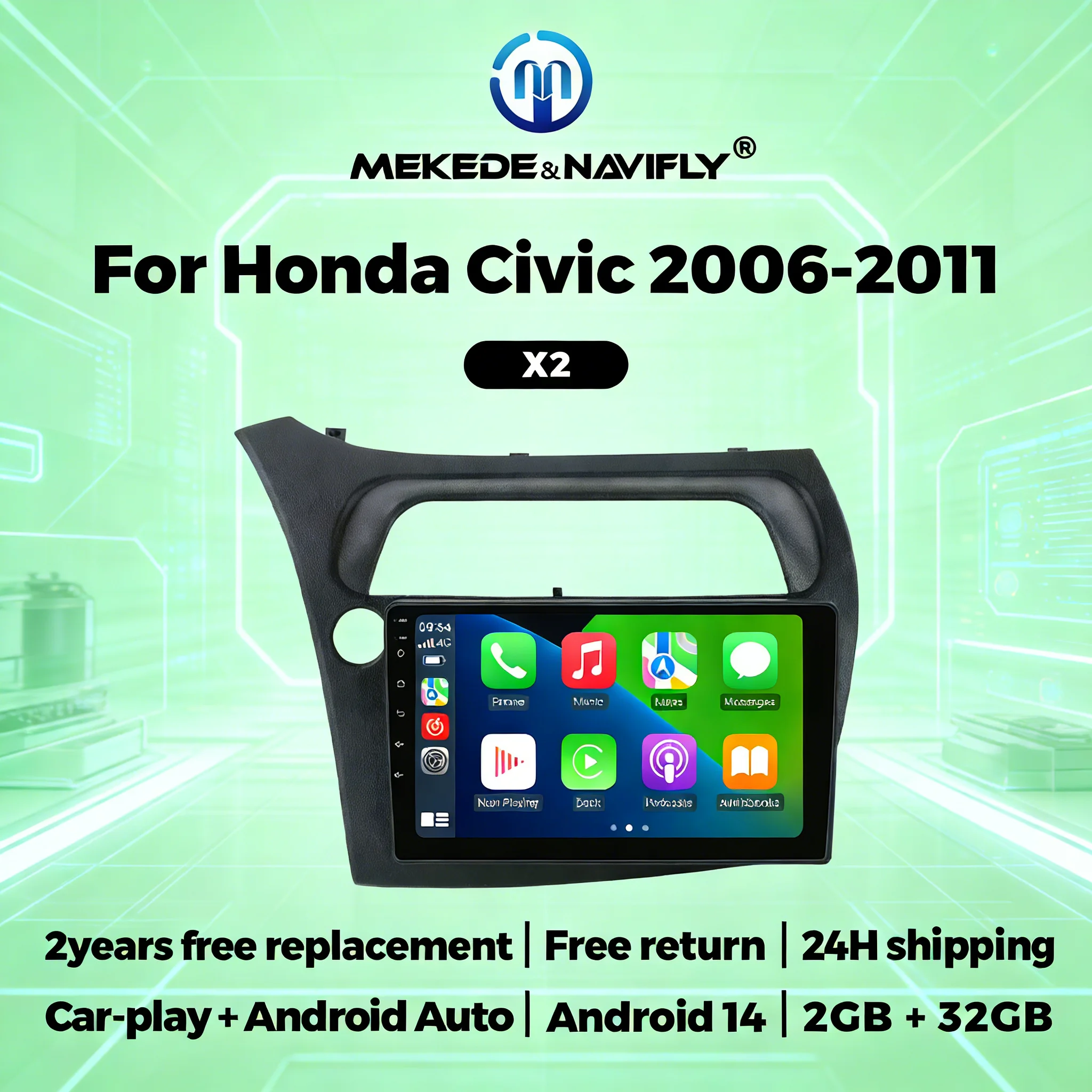 Android 14 Car Radi… - image