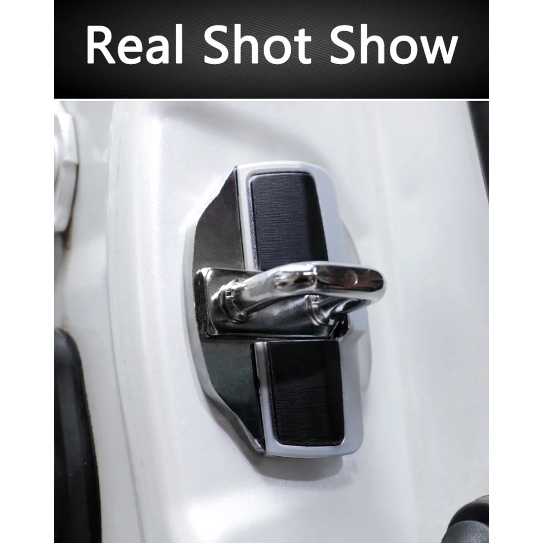AT77 1Set Car TRD Door Lock Buckle Upgraded Stabilizer Cover Latches Stopper For-Lexus-Toyota Series Eliminate Abnormal Space
