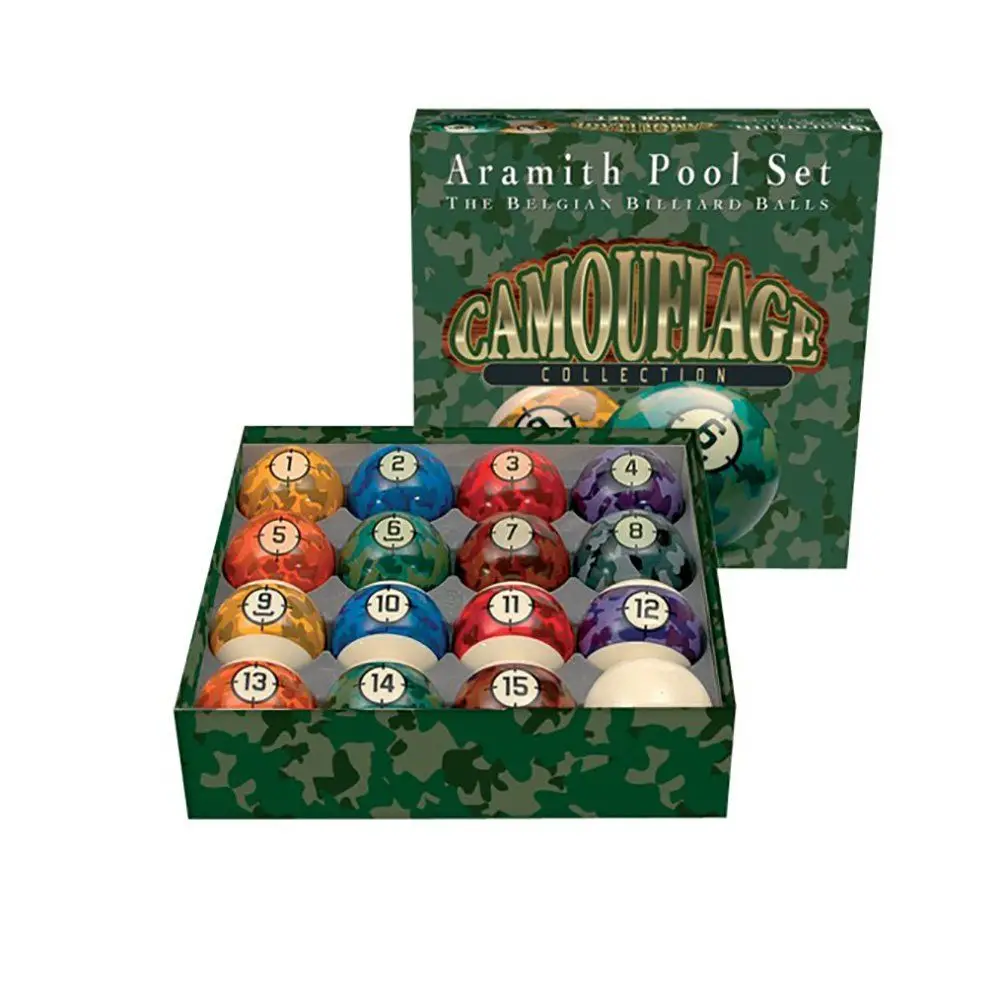 

Camouflage Pool Table Billiard Ball Set