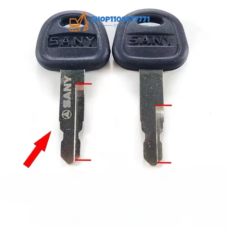 50 шт. детали экскаватора для экскаватора-бульдозера Sany 60022654   Ключ зажигания тяжелого оборудования