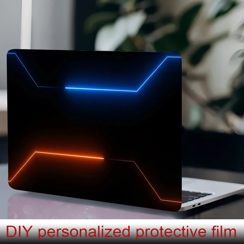 

2 laptop stickers Cubes Protective film, DIY scratch resistant sticker