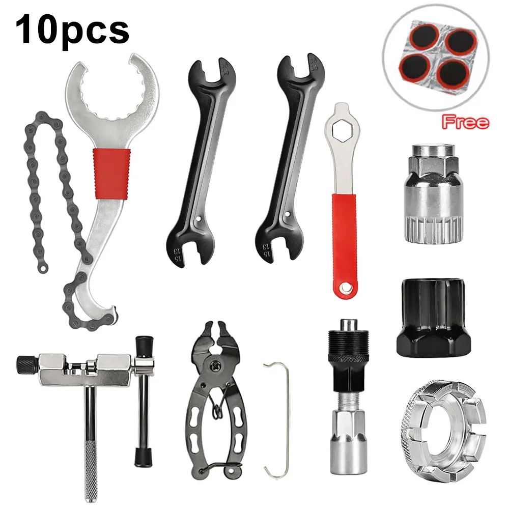 Bike Tool Kit Professioneel fietsreparatiegereedschap met cassetteverwijderaar Moersleutel Kettingbreker Fietsen MTB Racefiets Onderhoudstool - afbeelding 1