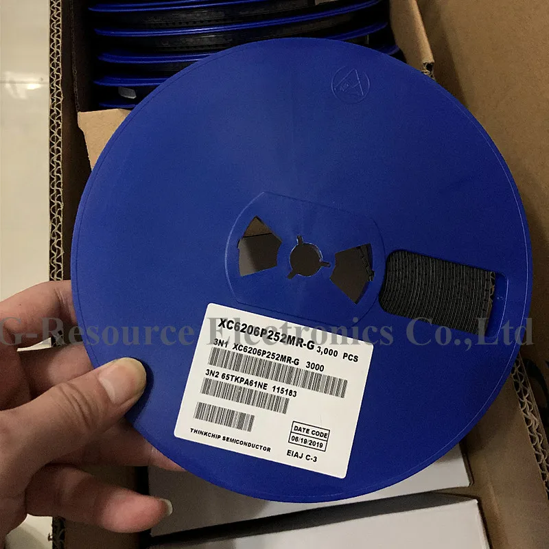 (100 pcs) XC6206P252MR XC6206 6206 2.5V SOT-23 Fixed LDO Voltage Regulator (Marking 65T5)