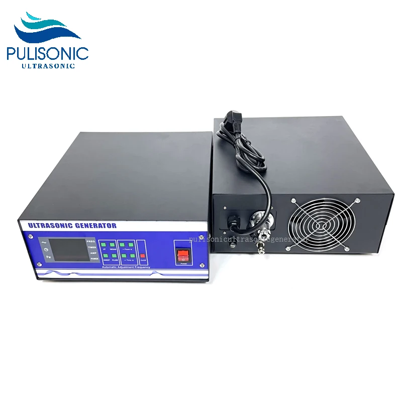 25Khz 1800W Output Ultrasonic Wave Generator Industrial Auto Part Oil Cleaning Machine Power Box