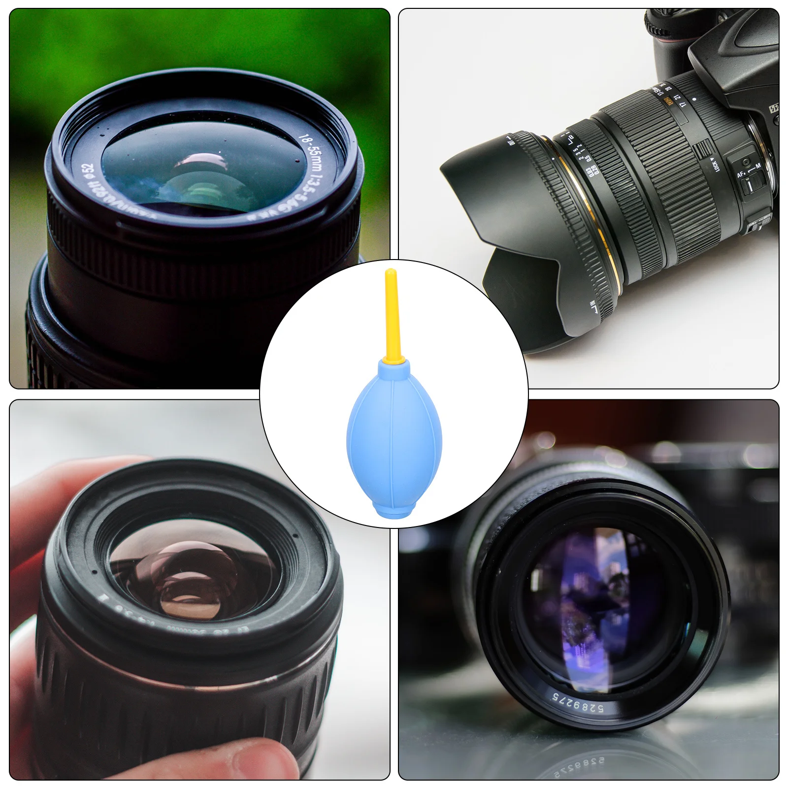 

3Pcs Air Blower Dust Cleaner Ball Pump for Camera Lens Lcds Sensors Practical Tool Lens Cleaner Rocket Blower