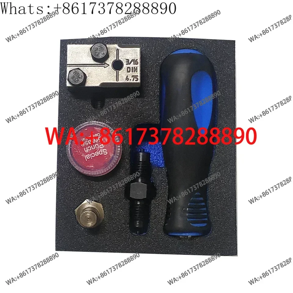 Automotive Brake Line Double Flaring Punch Tool for 3/16″ 4.75 mm Pipe