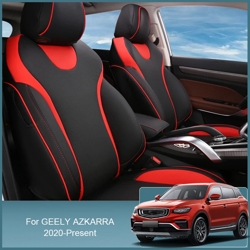 

Customized For Geely AZKARRA 2020-Present Car PU Leather Full Surrounding Seat Cushion Cover Protect Waterproof Accessory