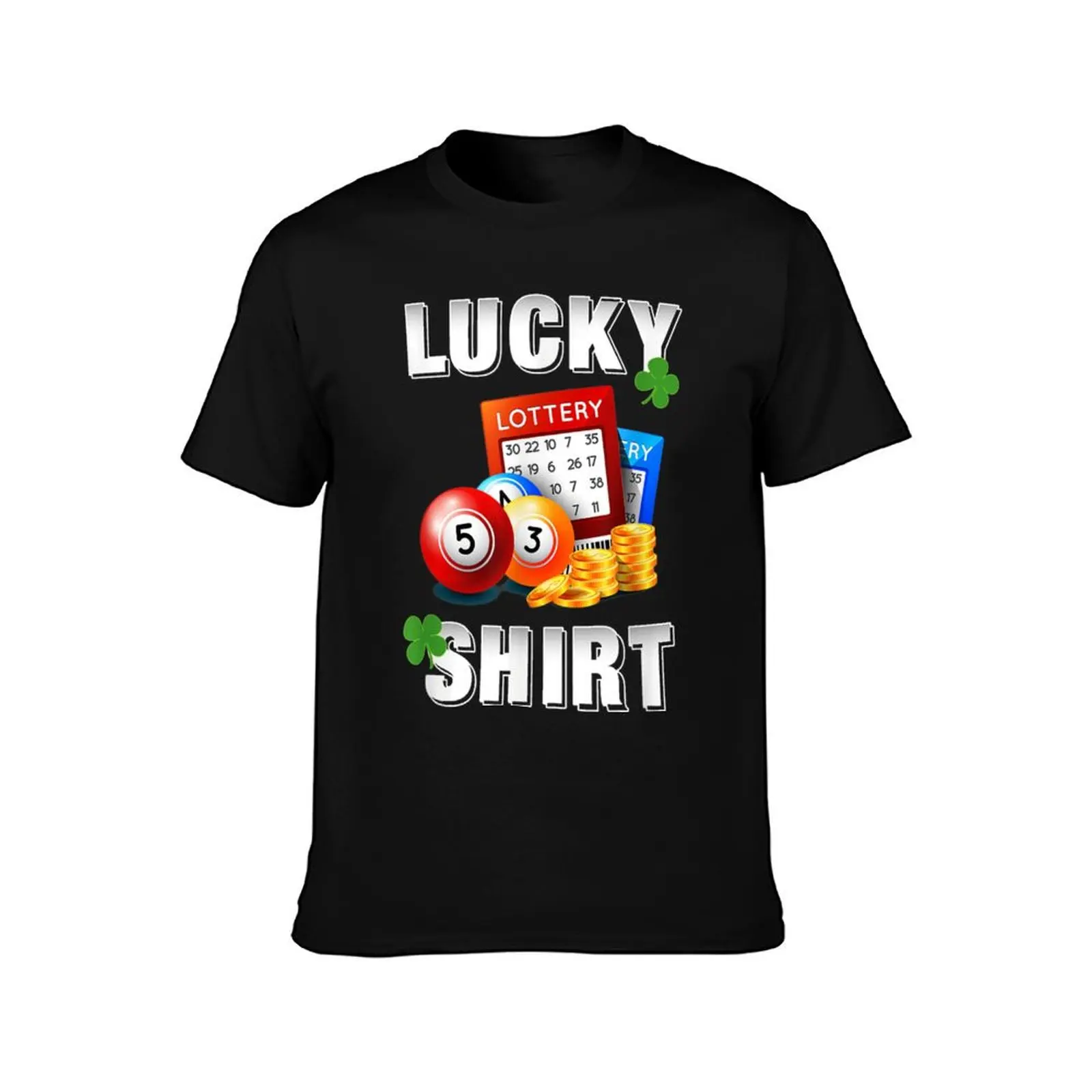 Lucky Lottery T-Shirt Vintage Style Printed Top T-Shirt
