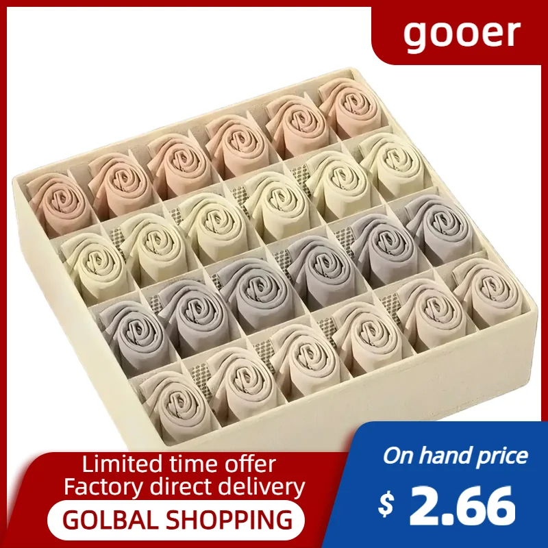 

Cabinet Underwear Organizer Drawer Clothes Organizer Boxes Closet Organizer for Underwear Bra Socks Underpants Storage Organizer