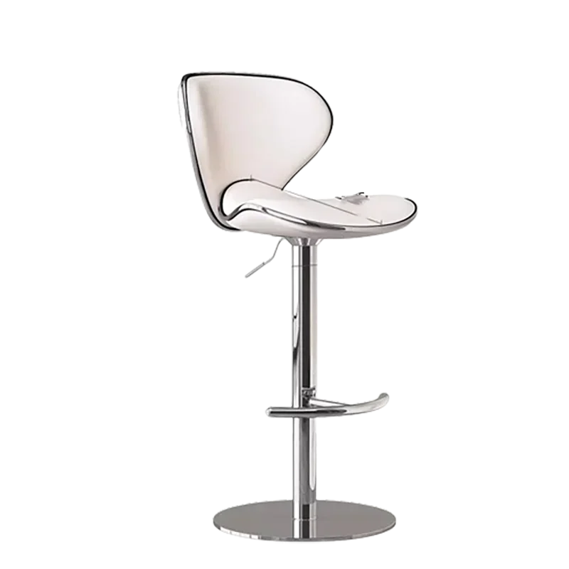 Sedie da bar in pelle per il tempo libero Sedie nordiche comode gialle in metallo premium Bellezza minimalista Sillas Para Comedor Mobili moderni