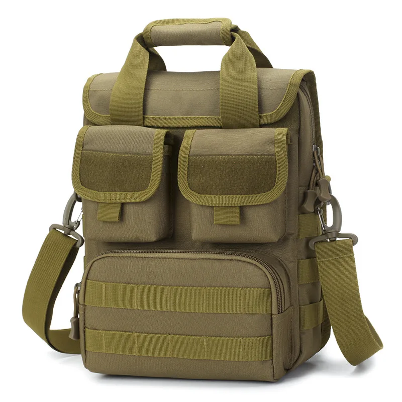 

Men Outdoor Tactical Handbag Molle Messenger Shoulder Bags Army Camouflage Camouflage Messenger Bag Men's Waterproof Tool Bag