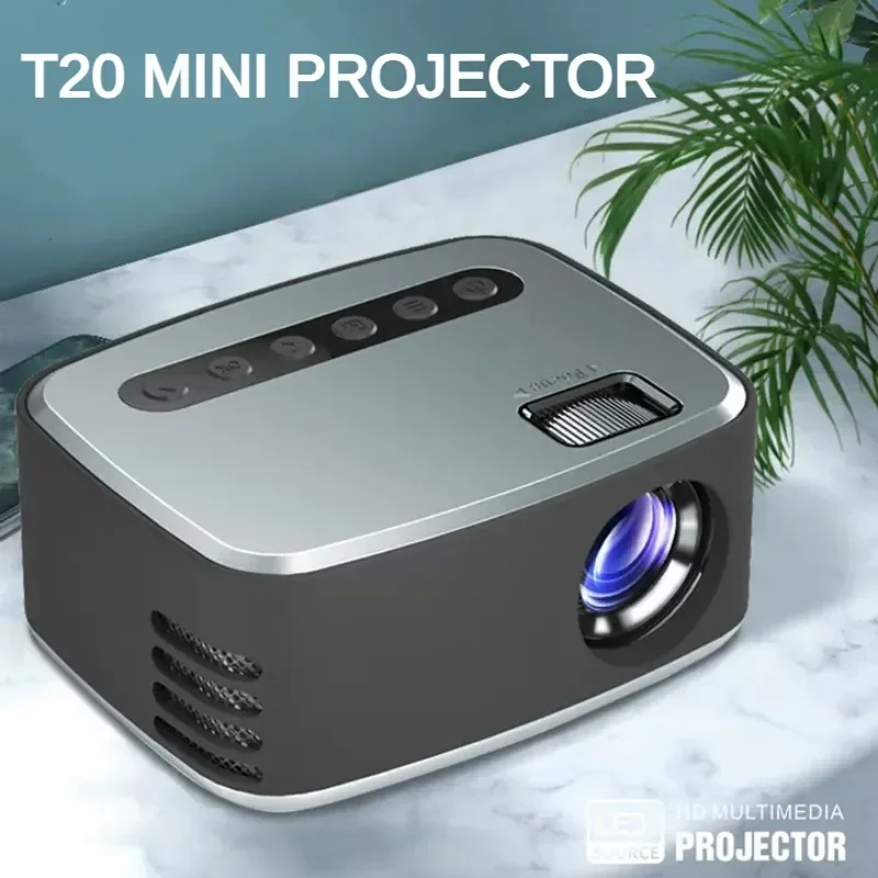 T20 WIFI Silent Mini Beamer High Power H4 Led ไฟหน้าโปรเจคเตอร์เด็กโปรเจคเตอร์ภาพวาดจอแสดงผล Mini ข้อมูลโปรเจคเตอร์แบบพกพา