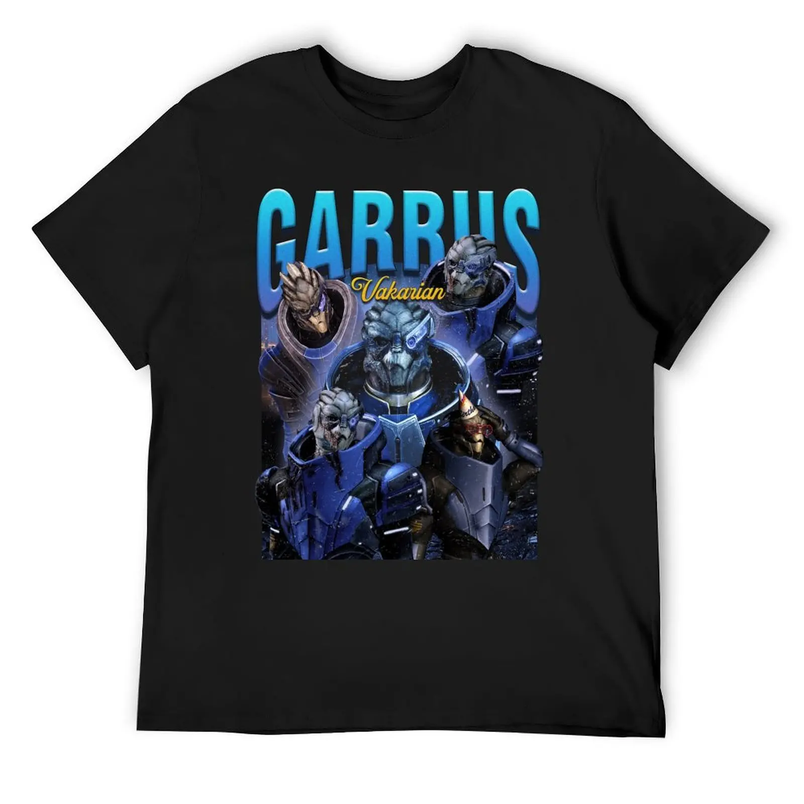 

limited-vintage-garrus-vakarian T-Shirt summer clothes basketball graphic tees Aesthetic clothing tshirts for men