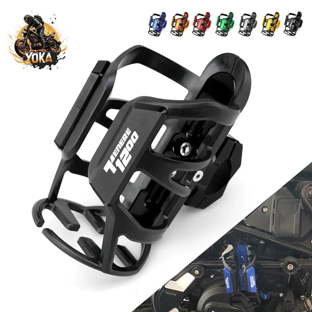 

Water Drink Cup Holder Sdand For Yamaha Tenere 700 1200 Tenere700 Tenere1200 Beverage Bottle Cage Bracket Motorcycle Accessories