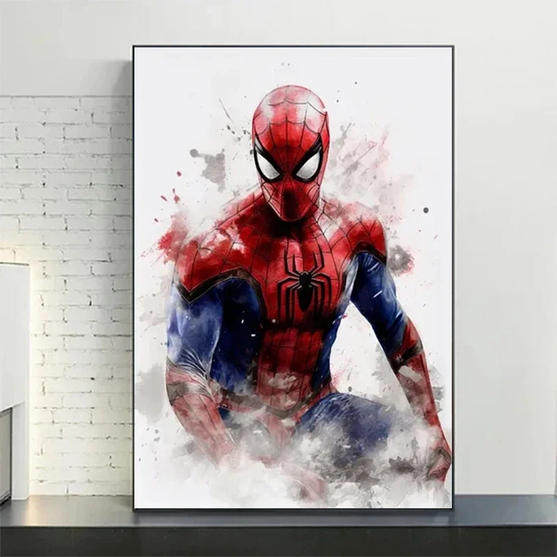 Marvel Avengers Superheroe Canvas Painting Spider Man Iron Man Hulk Movie Wall Art Posters Pictures Kids Room Home Decor Cuadros