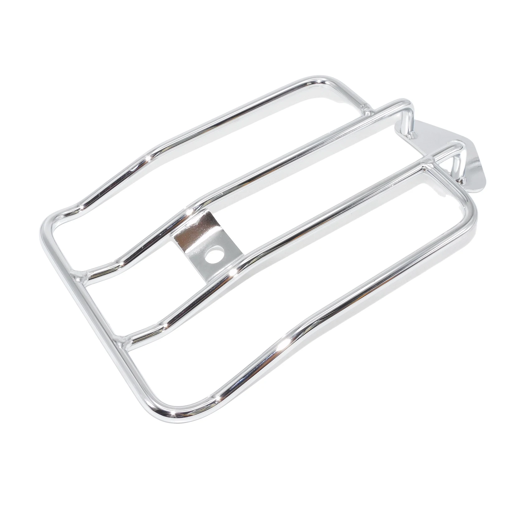 Motorcycle Steel Rear Solo Seat Luggage Rack Support Shelf Black/Chrome For Harley Sportster XL Iron 1200 883 48 Low 2004-2022