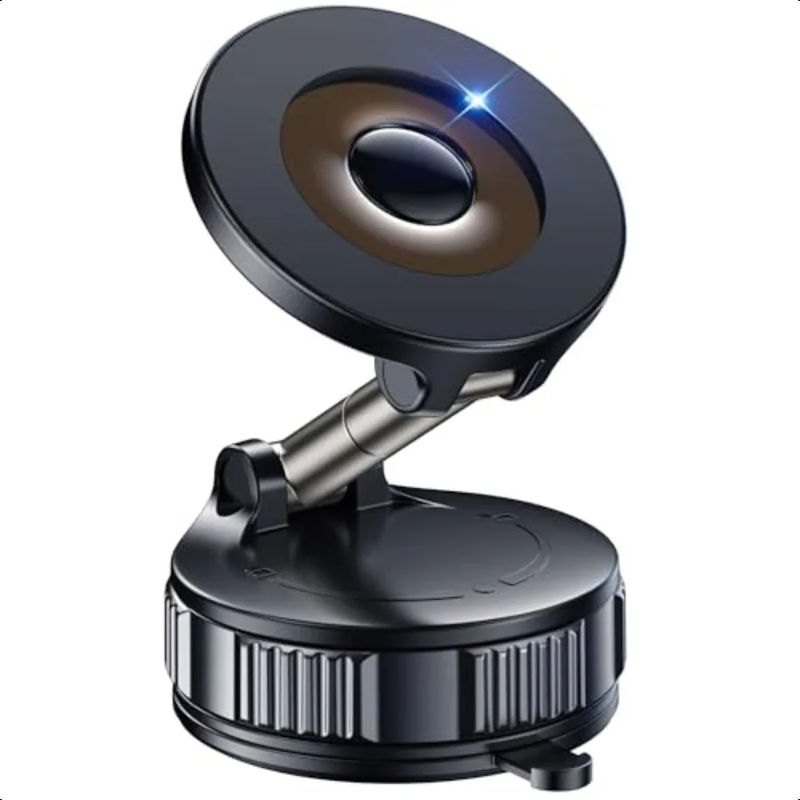 

Designed for Magsafe Magnetic Car Phone Holders for Your Car Vacuum Suction Cup Phone Mount with 360 Adjustable Stand Car Accor