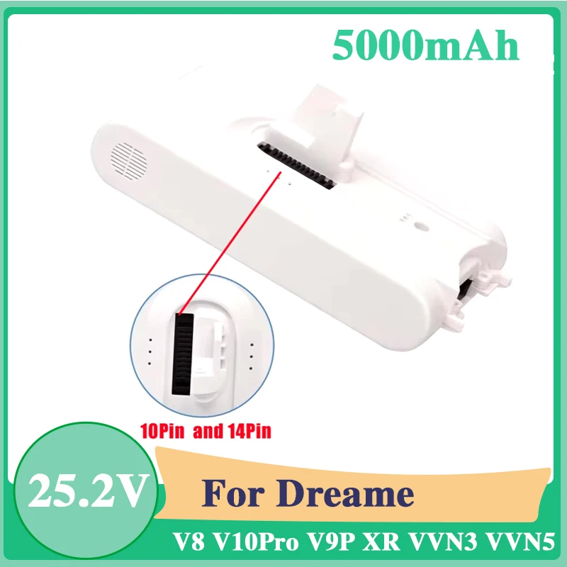 NEUE 25,2 V 5000 mAh für Xiaomi Mijia Staubsauger V8 V9 V9B V9P V10pro VVN3 VVN5 Dreame Staubsauger