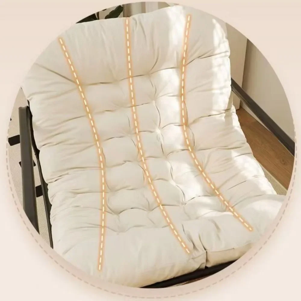 Rocking Chair Lazy Sofa Home Balcony Leisure Double Rocking Chair Outdoor Patio Sleepable or Lying Garden Modern Lounge Chairs image 6