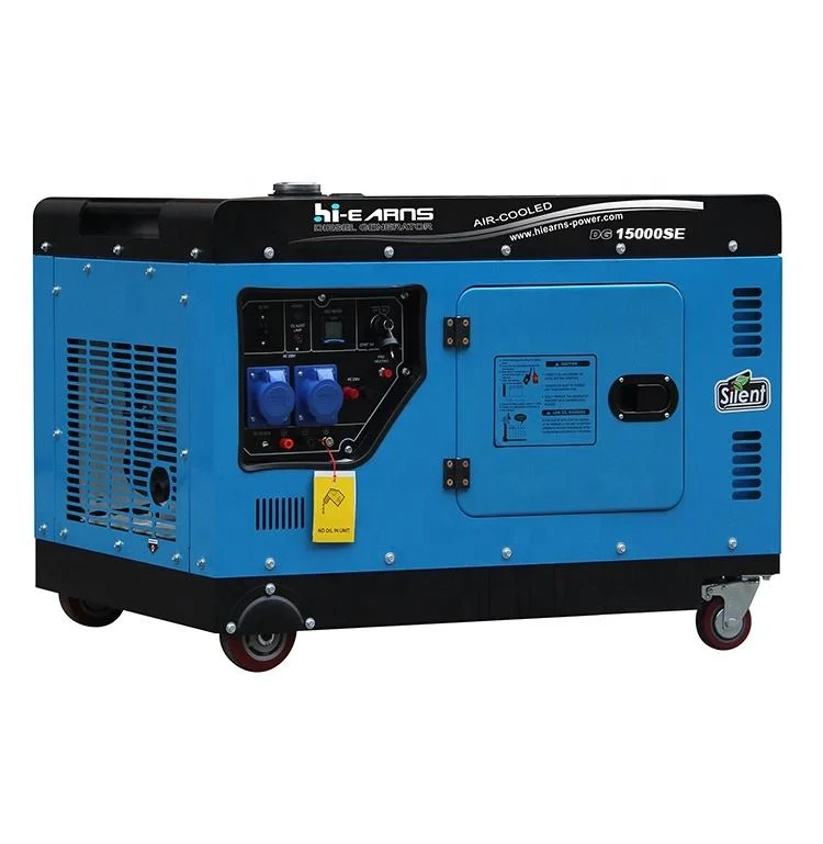 hiearns China product DG15000SE die·sel generator  air cooled 10KW portable die·sel generator