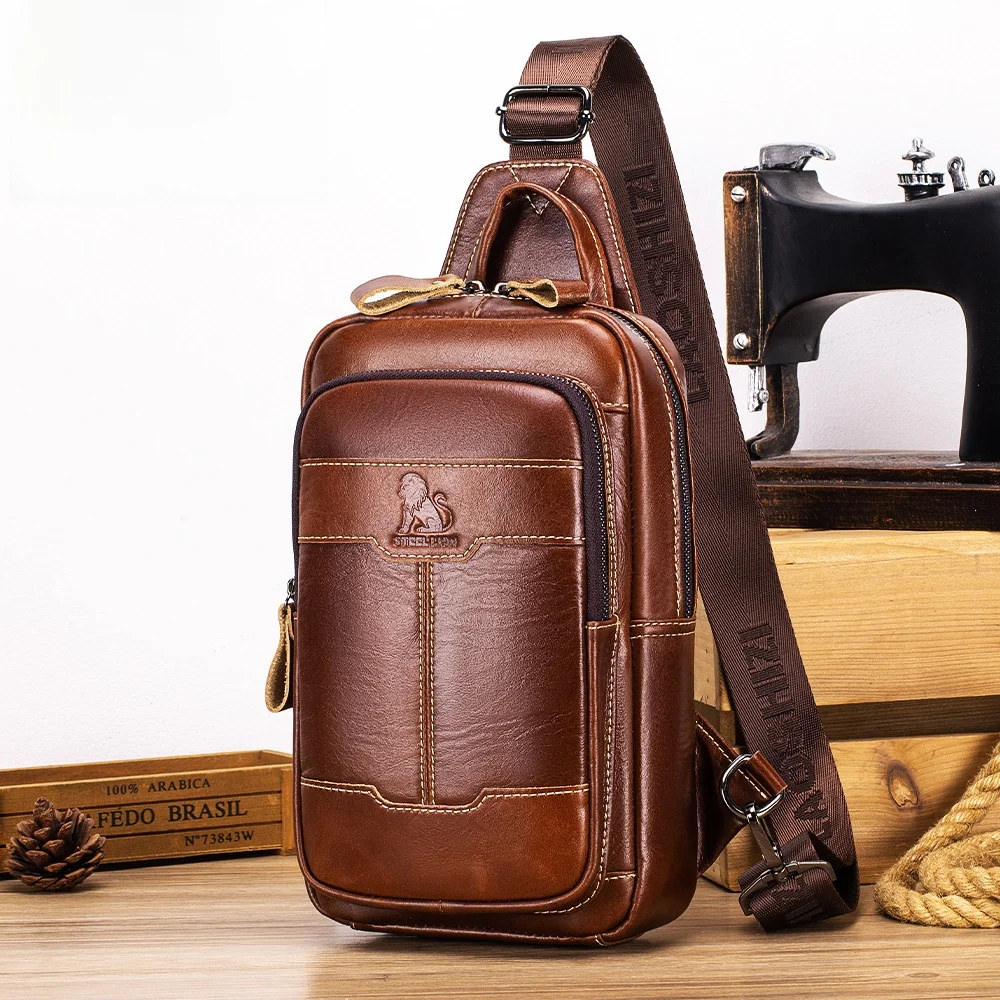 genuine-leather-men's-chest-bag-slant-crossbody-bag-cowhide-retro-large-capacity-single-shoulder-bag-high-end-new-handbag-hot