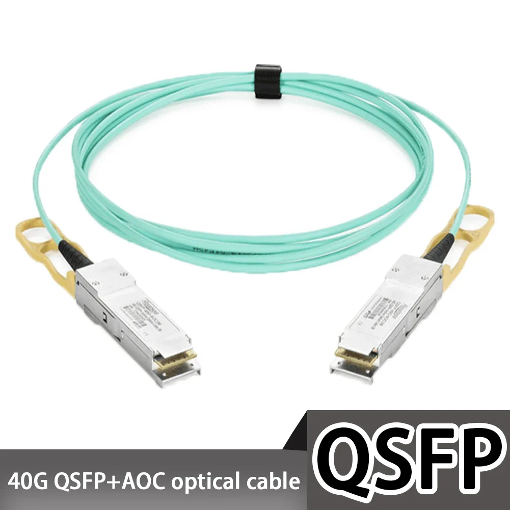 

SFP 40Gb AOC Cable SFP-40G-AOC10M Active Optical Cable 10M Compatible HW,MikroTik,Dell,Netgear Fiber Optic Cable