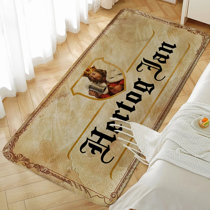 

Washable Non-slip Kitchen Mats A-Hertog Jans Funny Doormat Entrance Door Mat Bathmat Room Carpet for Bedroom Rug Aesthetic Rugs