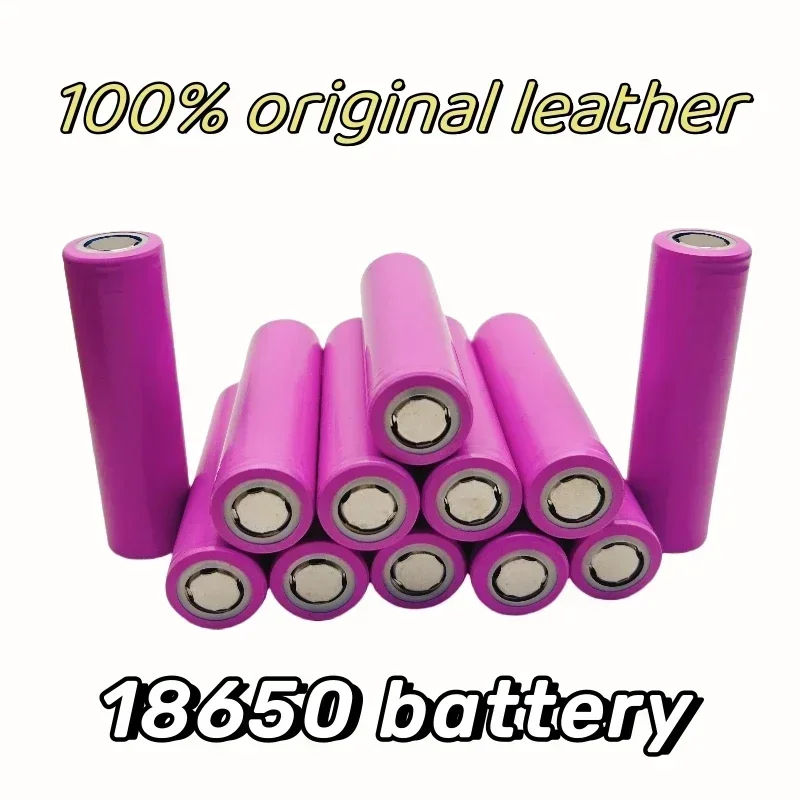 100% original leather rechargeable battery 18650 2000mAh 20A discharge INR18650 lithium-ion 3.7V suitable for flashlights