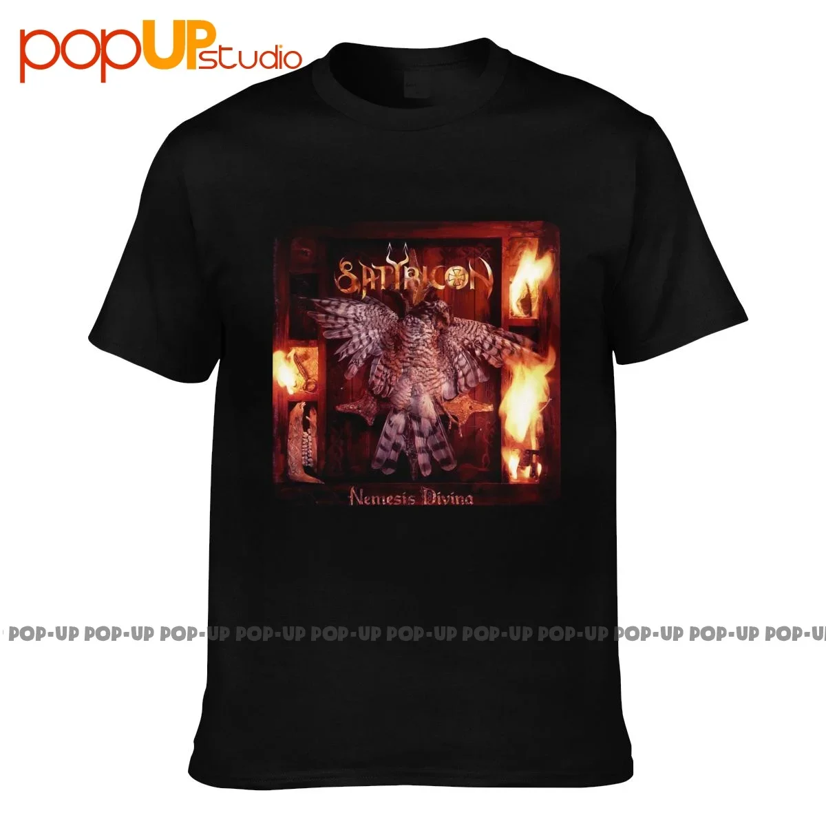 Satyricon Nemesis Divina Album 1996 Tour T-shirt Tee Shirt Vtg Print Vintage High Quality