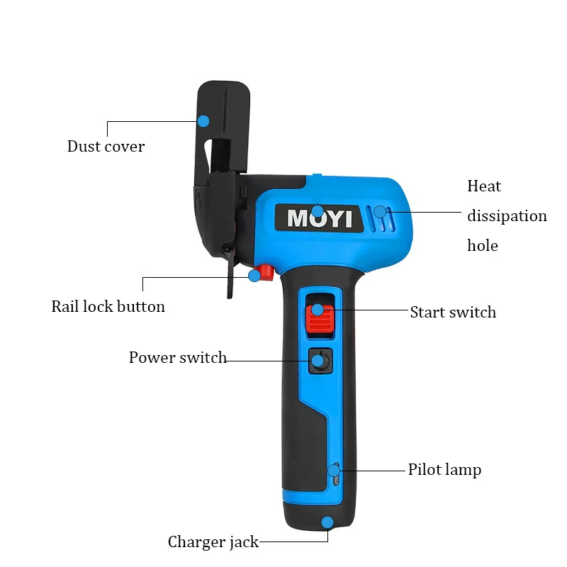 7.2V Angle Grinder with Type-C USB Rechargeable Lithium Battery Cordless Polishing Machine Diamond Cutting Power Tools