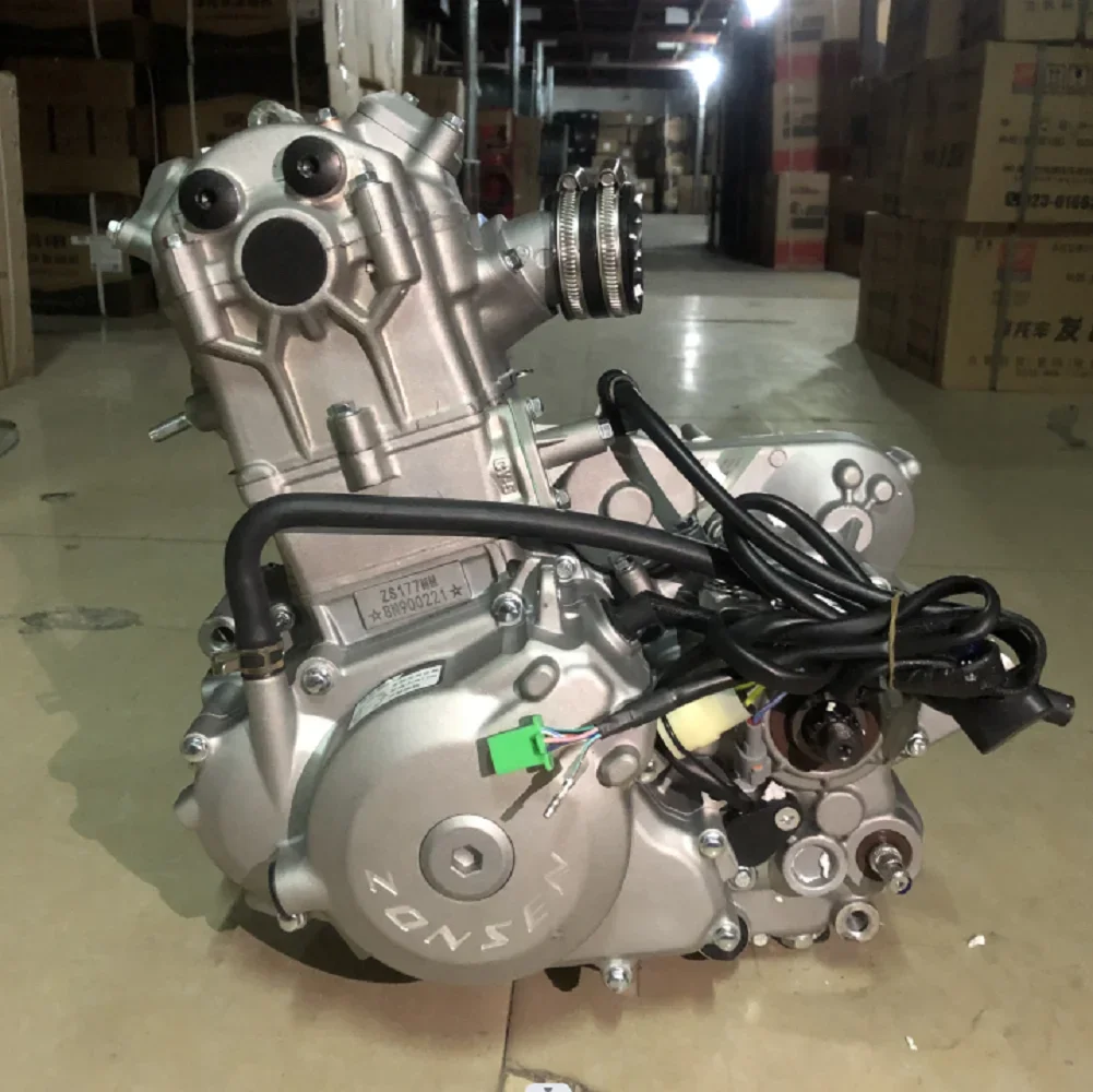 CQHZJ Best Sale Motorcycle Engine Assembly Zongshen 4 Valve 250cc Engine Motocross 250cc 3