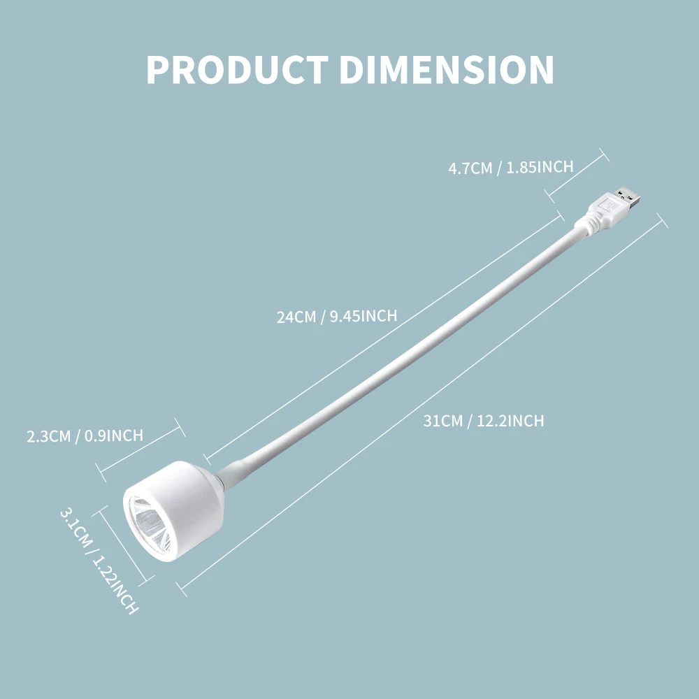 USB الأشعة فوق البنفسجية LED مسمار مصباح المحمولة مكتب الأشعة فوق البنفسجية ضوء للأظافر هلام البولندية تجفيف 360 درجة بحرية قابل للتعديل لمجفف الأظافر مانيكير #6