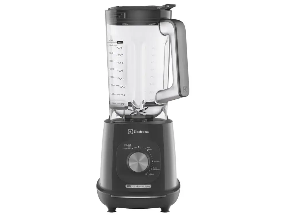 Liquidificador Electrolux EBL1500 15 Velocidades 1500W Cinza 4612AVBR406 - 110V
