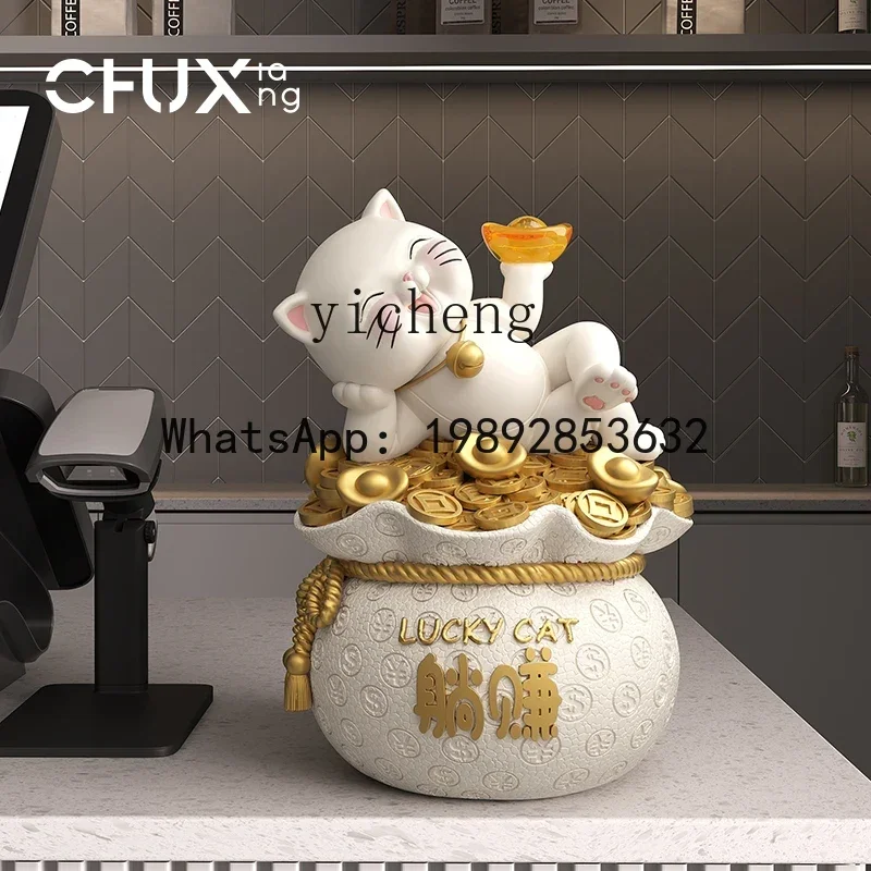 BB Lucky Cat Ornament Lucky Bag Piggy Bank Store Lucky Company Front Desk Decoration Opening Gift