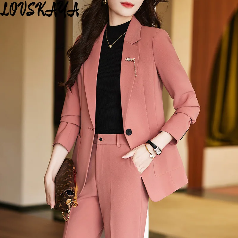 

High end suit jacket formal work suit women's autumn new professional suit elegant goddess style