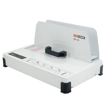 Hot Glue Binding Machine Full-automatic Book Binder Steel Plate PTC Ceramic Heating Faster Heating Infrared Detection