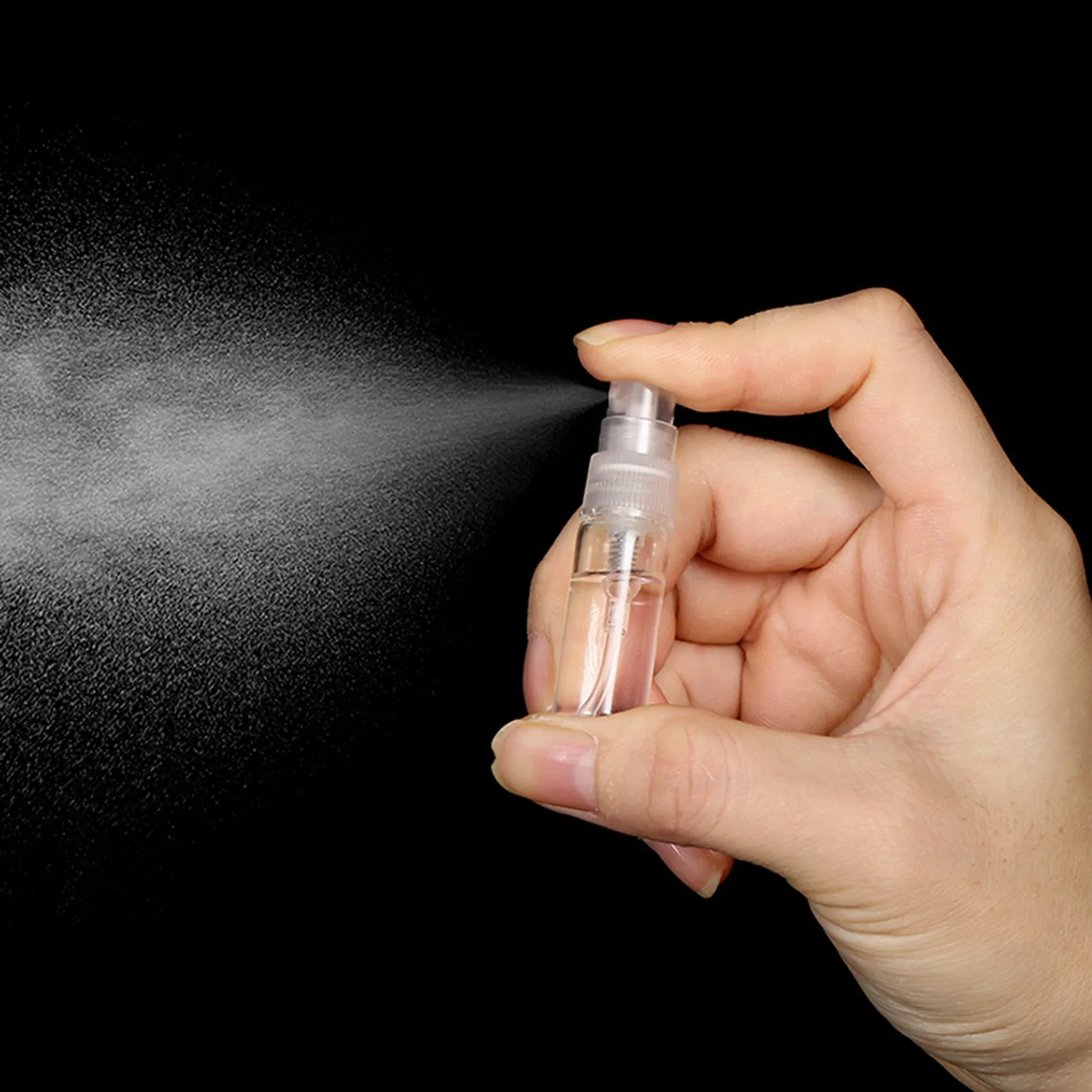 240 قطعة 3 مللي زجاجة رذاذ صغيرة مستحضرات التجميل التعبئة رذاذ زجاجات عطر التفتيت رذاذ السائل الحاويات للسفر