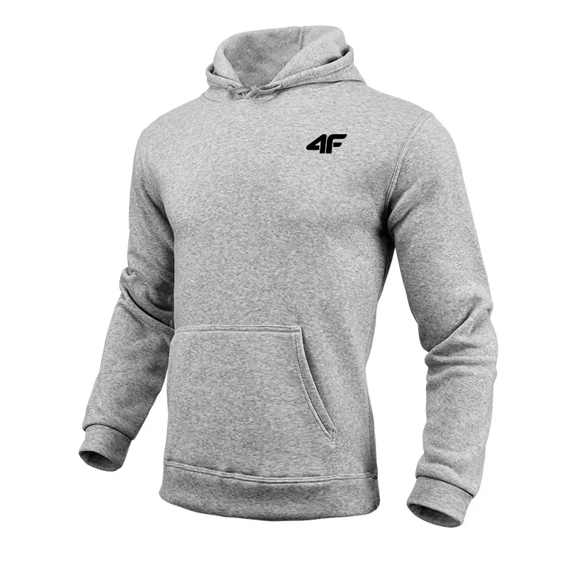 2025 New Men's 4F Letter Printed Hoodie High Quality Hoodie Long Sleeve Sweater Autumn/Winter Daily Casual Sports Hoodie