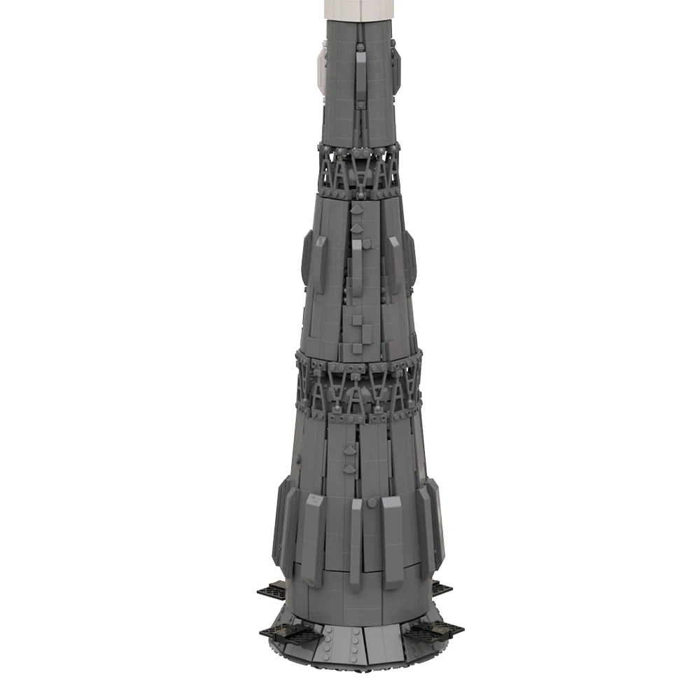 Soviet N1 Moon Rocket Model Building Blocks Space Station Shuttle Satellite 1:110 Model of the N1 Rocket Bricks Toys Kids Gifts