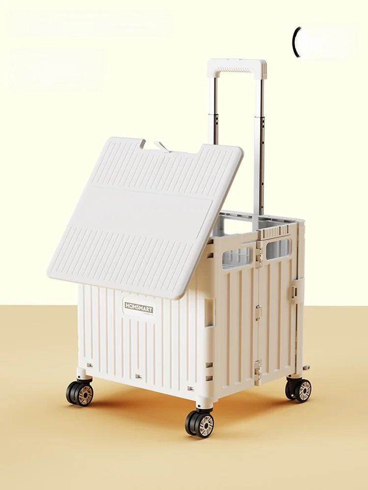 

Foldable Portable op Cart Vegetable Bung Hand-Pulled Trolley Staing Sle for Home Use And Street Vendors