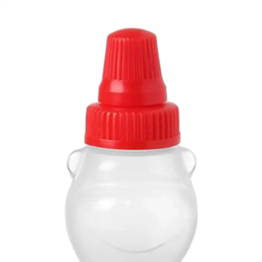 Refillable Mini Ketchup Bottles with Leak Proof Lids for BBQ Sauce Olive Oil Syrup Salad Dressing