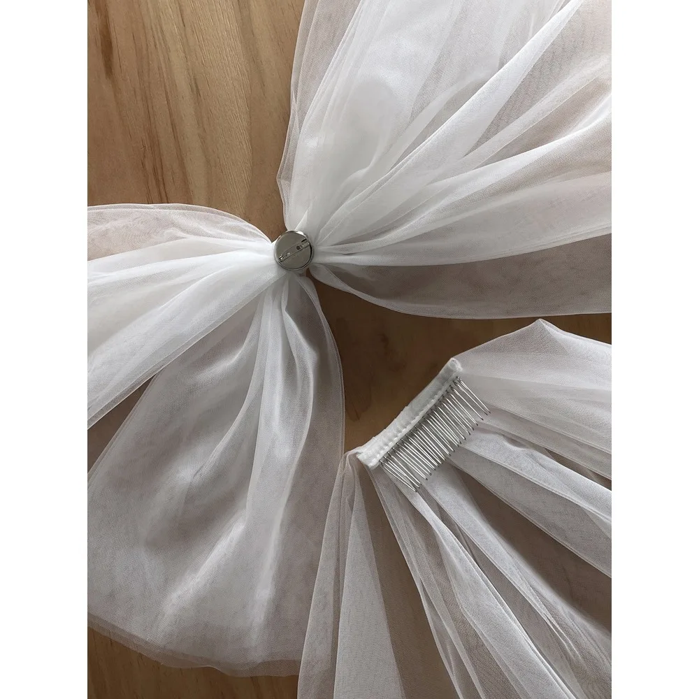 Фата для женщин, свадебные аксессуары, свадебная фата на плечо, аксессуары для невесты