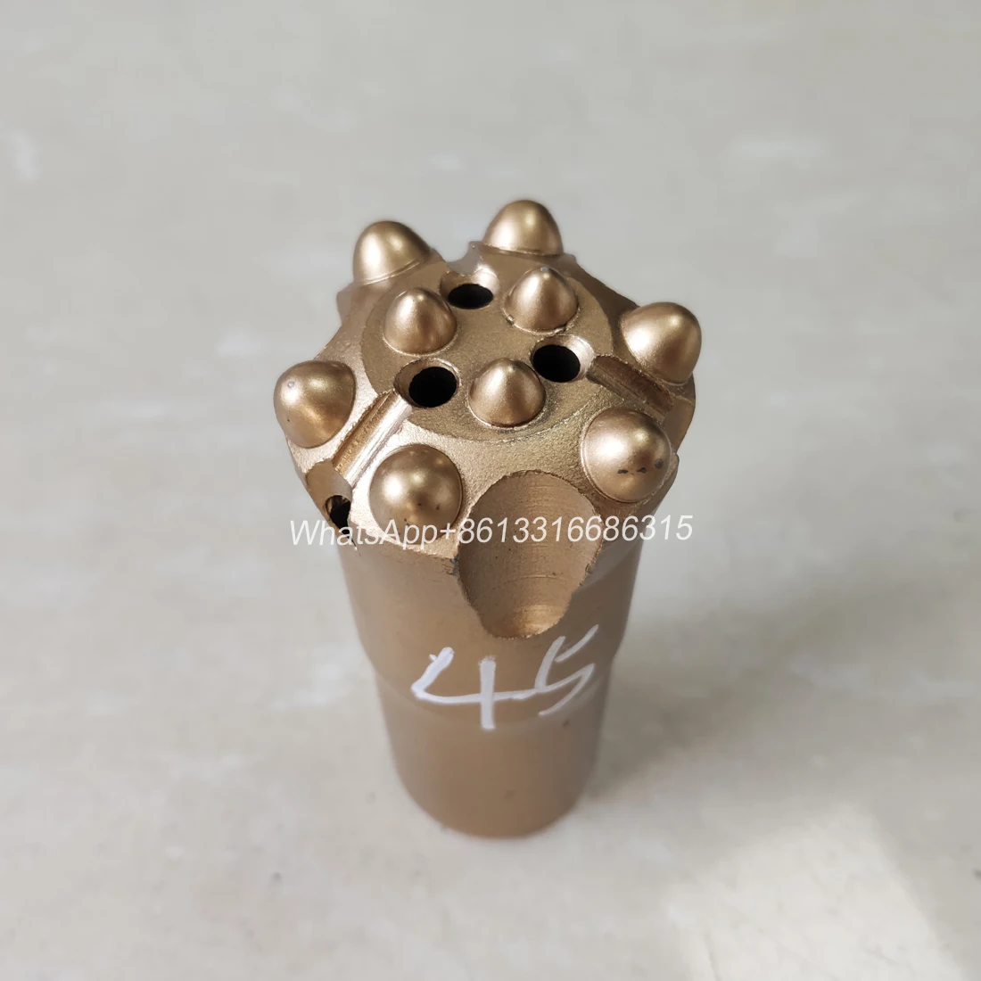 

45mm Auger Bit Ground Drill Bit/Rock Drill Button Bit, Drill Tungsten Carbide Button Rock Drilling Auger Bit