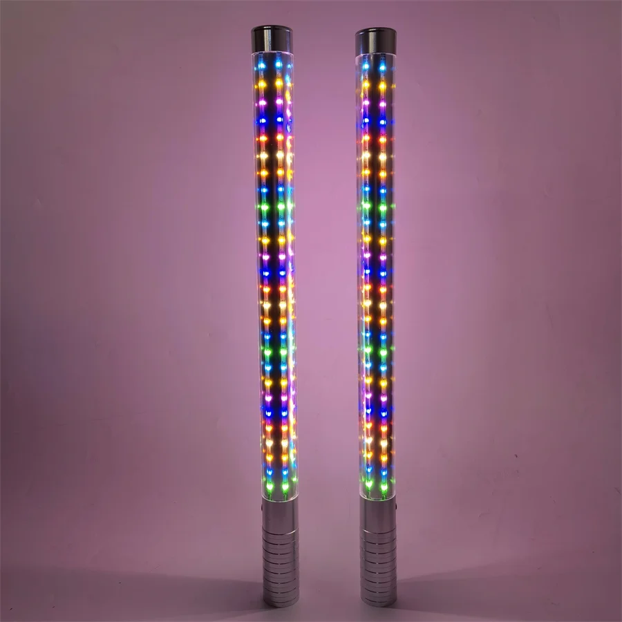 Multicolor Rechargeable 60CM LED sparkler light LED bottle stick Champagne VIP Service Glorifier LED Strobe Baton for bar Decor