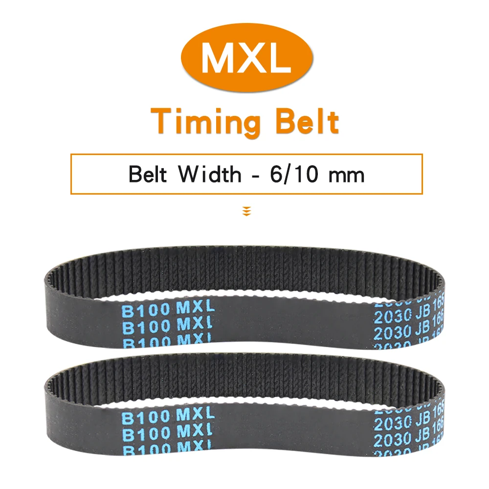 Timing Belt 76MXL/76.8MXL/77MXL/78MXL/79.2MXL/80MXL/80.8MXL/81MXL/82MXL/83MXL/84MXL Teeth Pitch 2.032mm  Belt Width 6/10