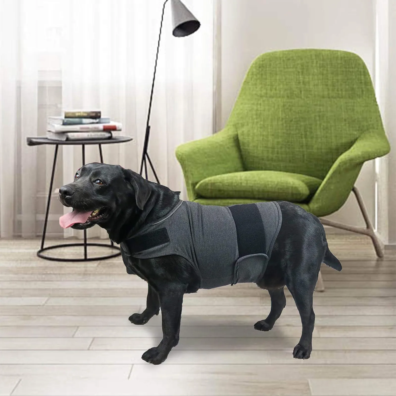 Жилет для беспокойства для собак, приятная для кожи куртка для собак, успокаивающая рубашка для собак, для ветеринарных посещений и разделительных средств, сохраняйте спокойствие домашних животных без тренировок