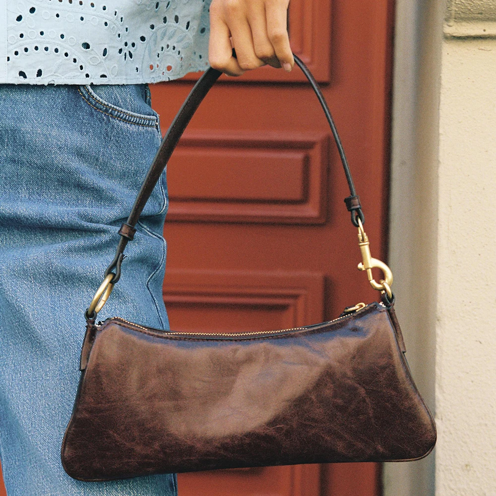 

Fashion Designer Bags for Women Handbags Soft PU Leather Shoulder Bag NEW Phone Flap Underarm Bags Armpit Bag Female Clutch Chic