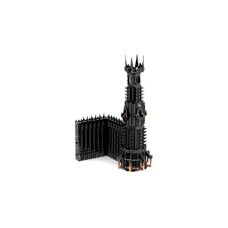 Popular Ring Movie Model MOC Building Bricks Dark Castle Wall Gate Modular Technology Gifts Holiday Assemble Children Toys Suit