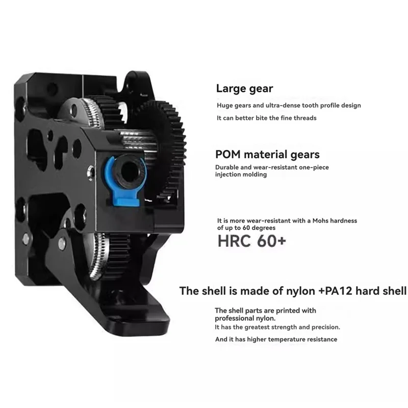 

Durable-HGX-LITE-Экструдер Аксессуары для 3D-принтеров Цельнометаллический комплект экструдера из закаленной стали с высокоскоростным двигателем, HGX