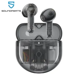 SoundPEATS Air4 Wireless Earbuds with ANC Snapdragon Sound AptX Adaptive Lossless, QCC3071 Bluetooth 5.3 Multipoint Connection